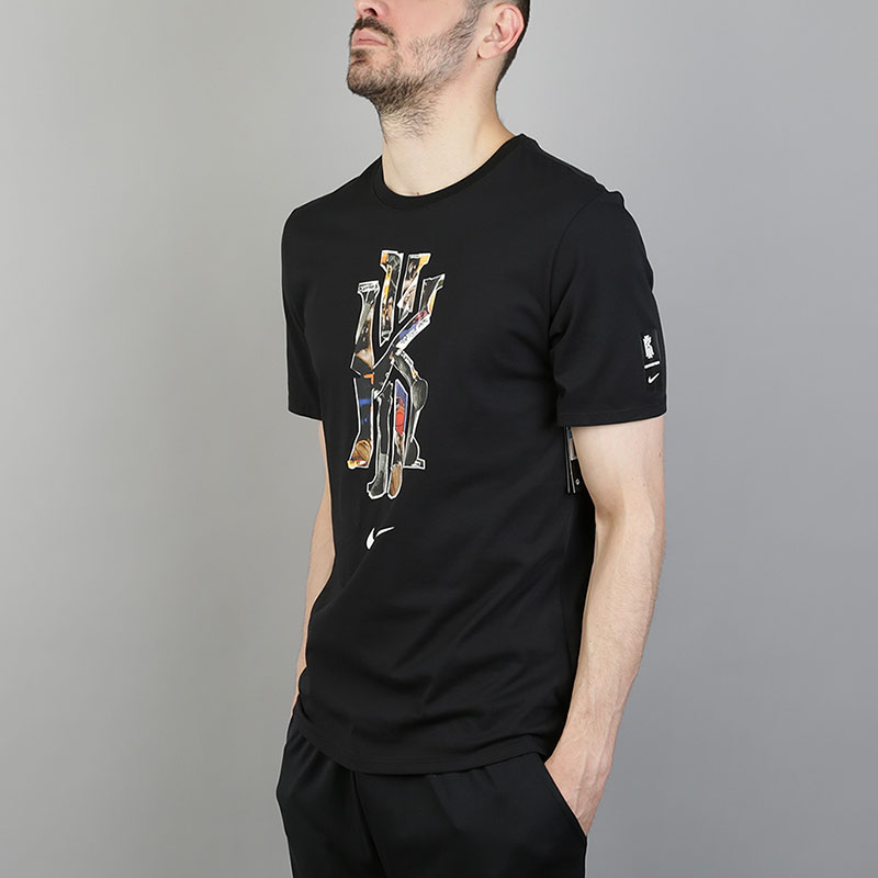 мужская черная футболка Nike Dri-FIT Kyrie CNY Basketball T-Shirt AJ1950-010 - цена, описание, фото 3